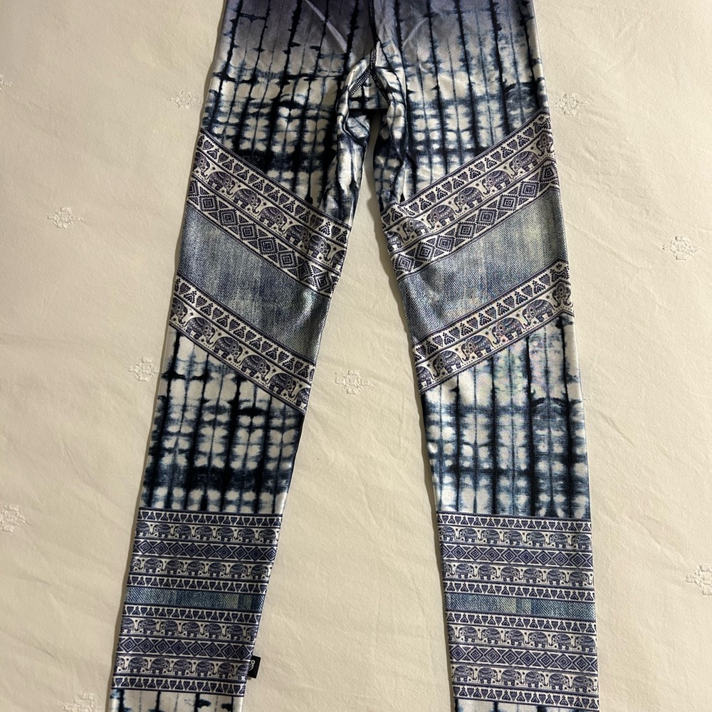 Terez Blue Patterned Legging - image 4